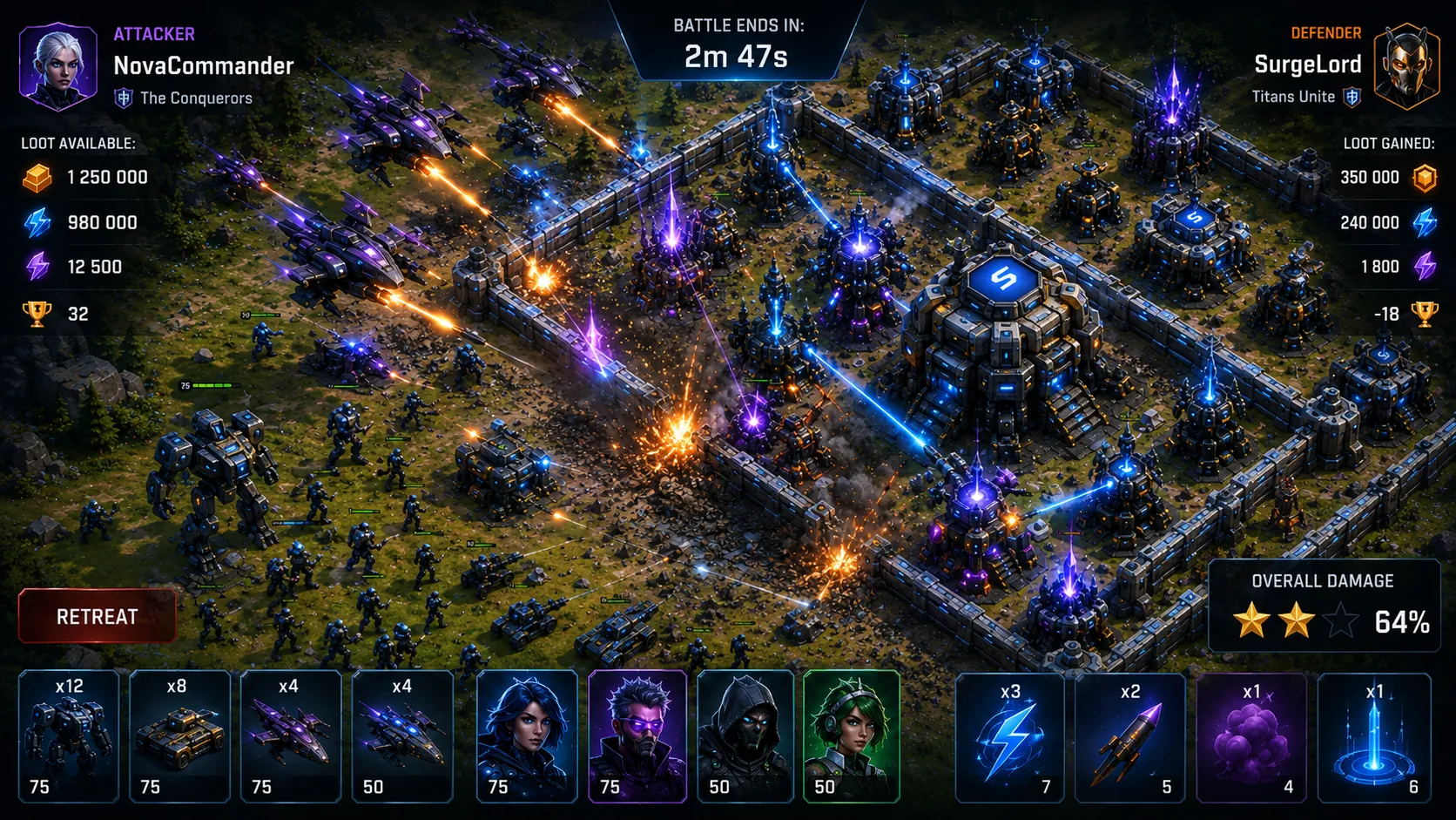 Battle screenshot